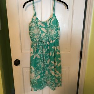 Francesca’s Turquoise floral dress